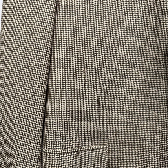 Ermenegildo Zegna 15 Milmil 15 Mens Houndstooth 100% Wool Blazer Jacket Size 54 - Picture 4 of 15
